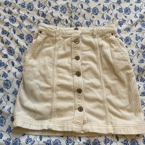 Abercrombie and Fitch Corduroy Mini Skirt
